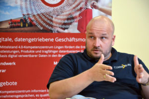 Andreas Bernaczek von Cornexion erläutert den Start-ups, worauf es bei der Suche nach Investoren ankommt.